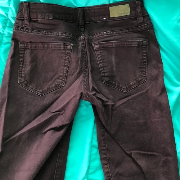 Burgundy Garage jeans - Picture 3 of 3